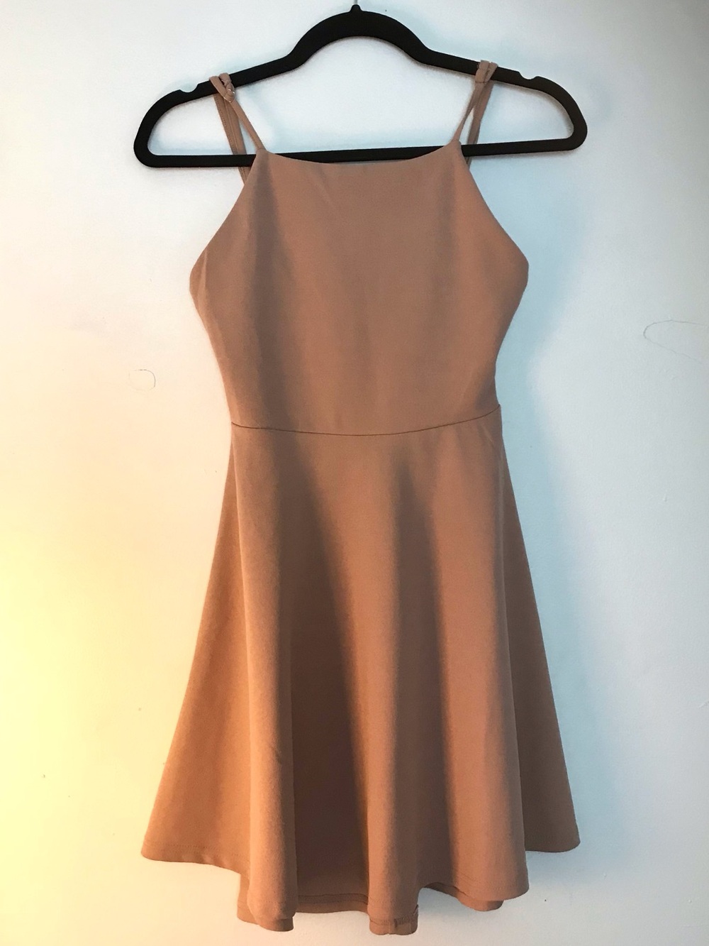 Revamped High Square Neck Skater Dress